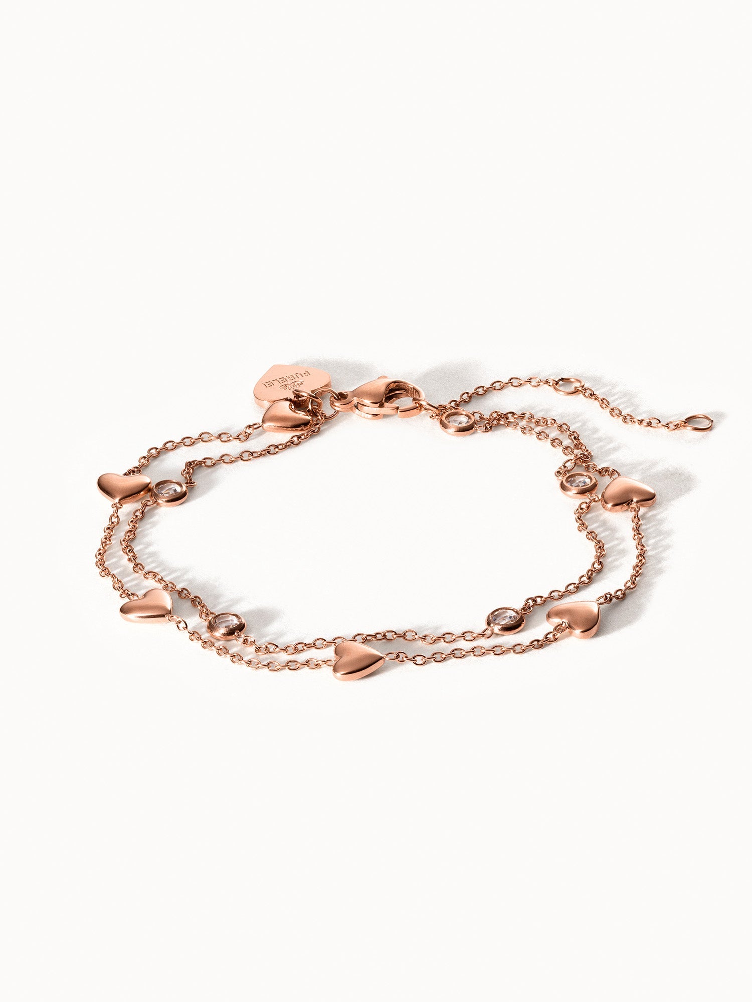 Glitter Heart Armband