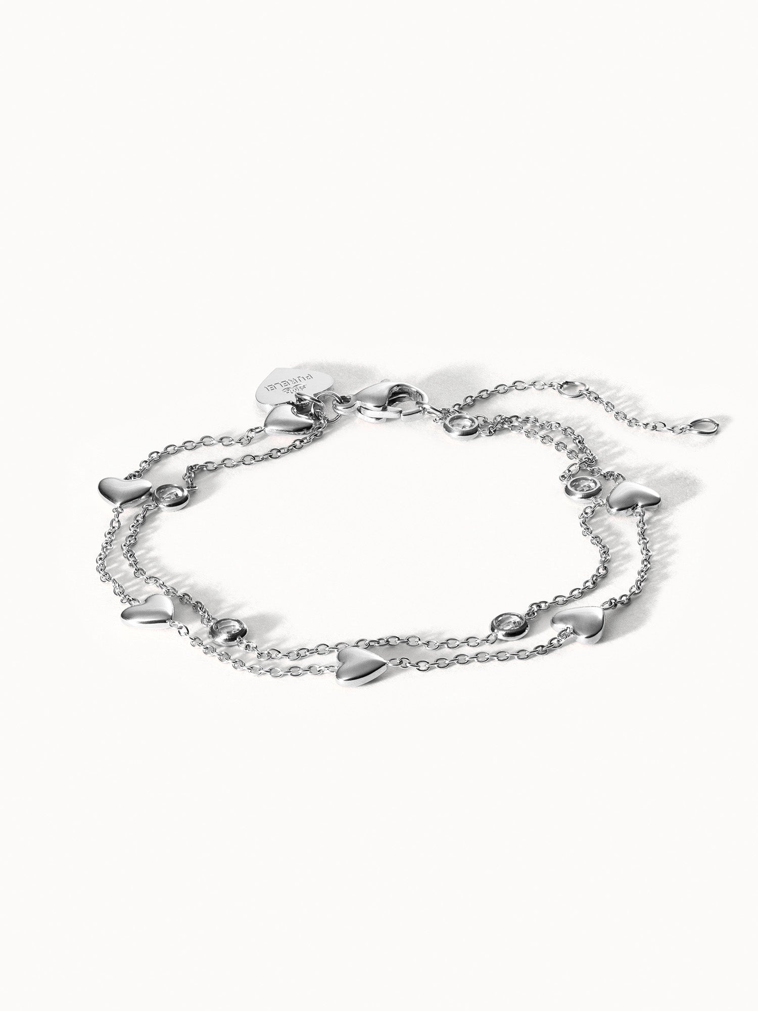 Glitter Heart Armband