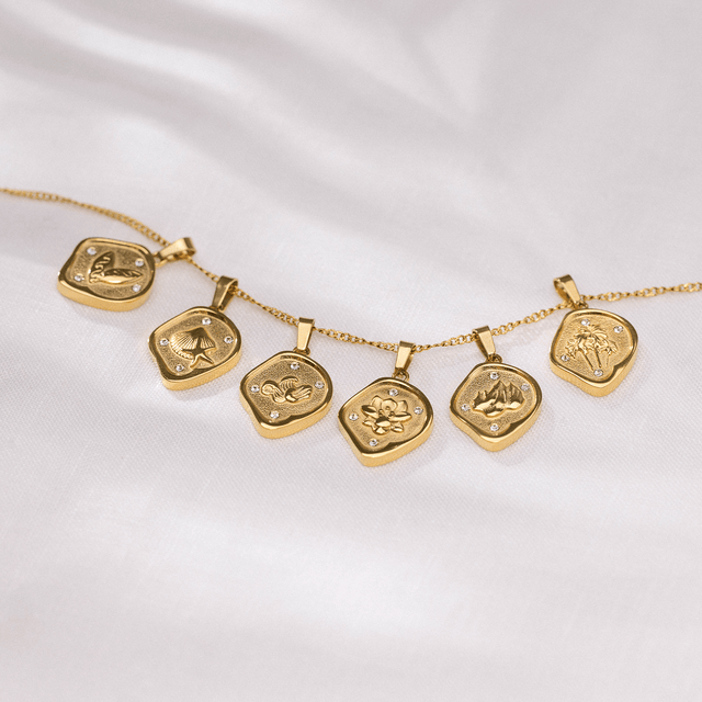 Wave Coin Charm
