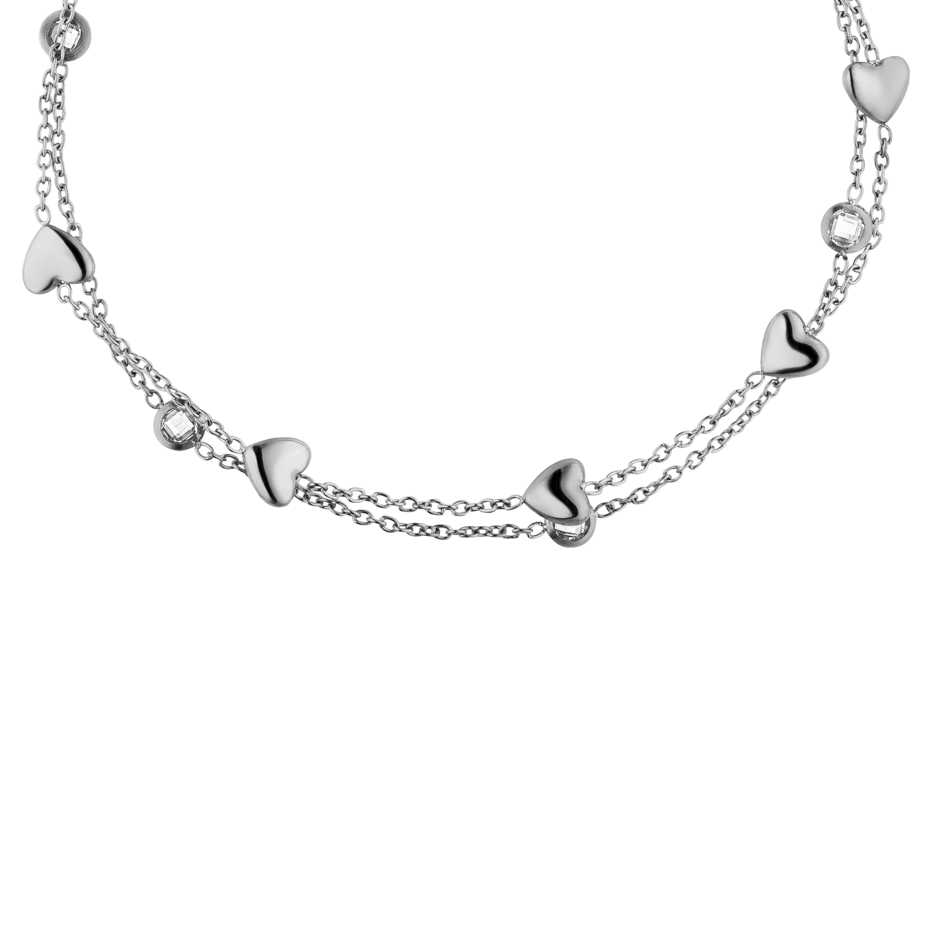 Glitter Heart Armband