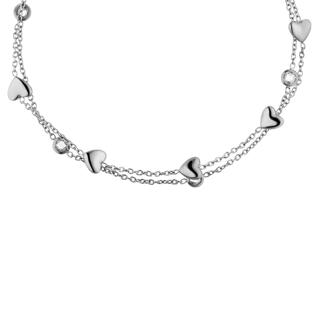 Glitter Heart Armband