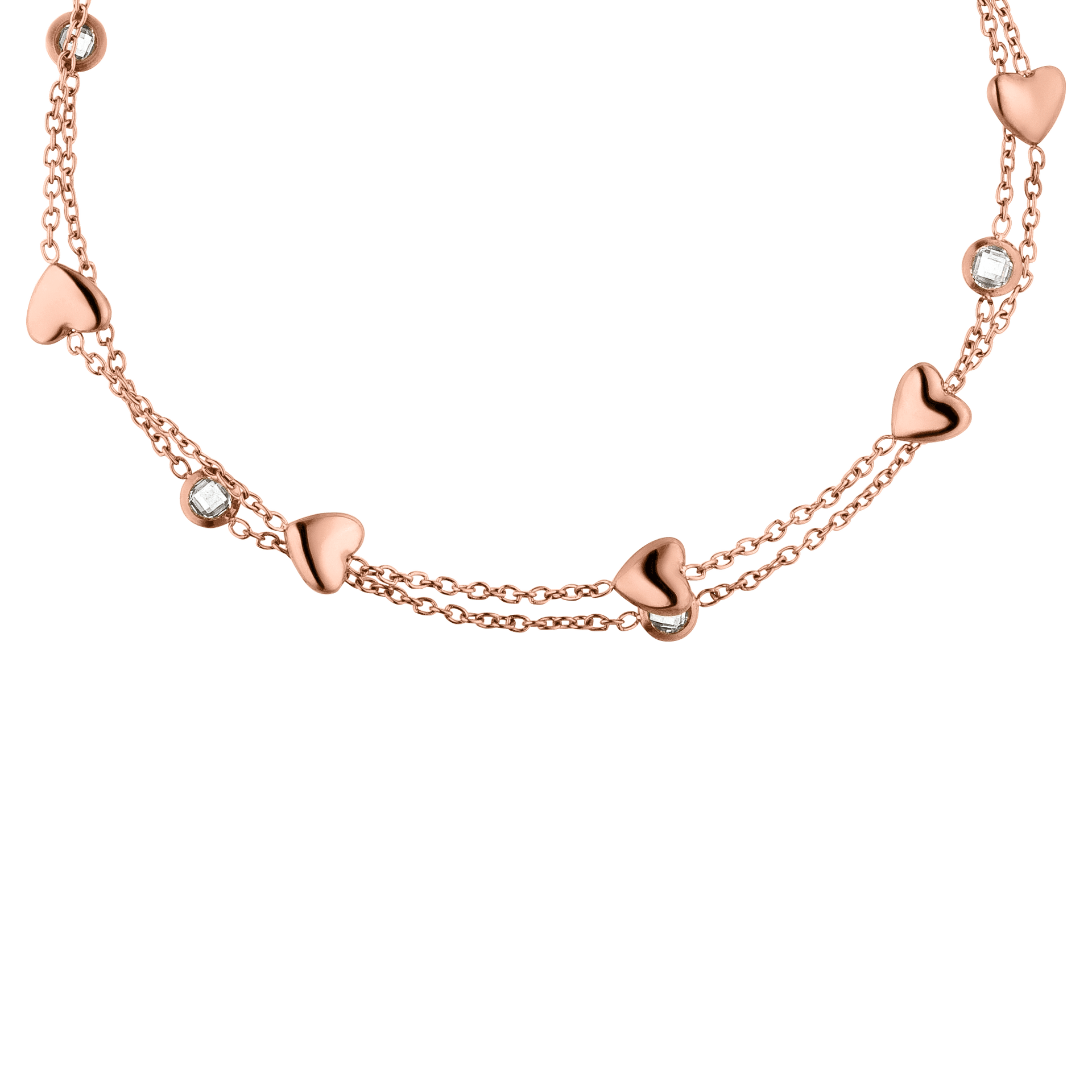 Glitter Heart Armband