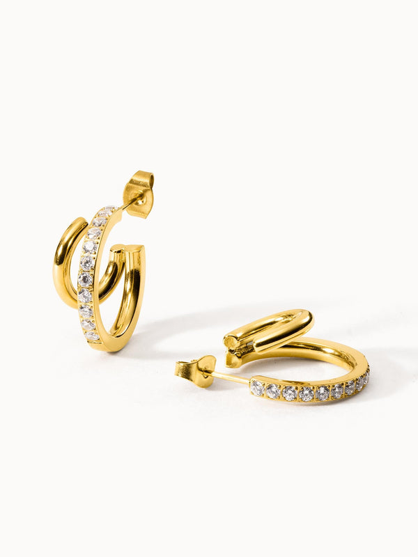 Double Glitter Earring
