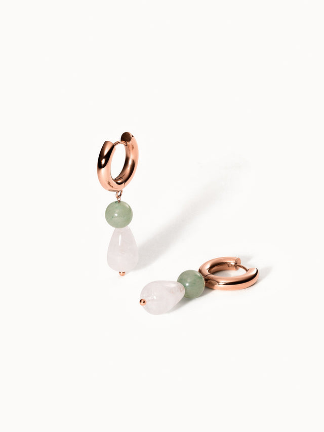 Clear Quartz Drop Earring