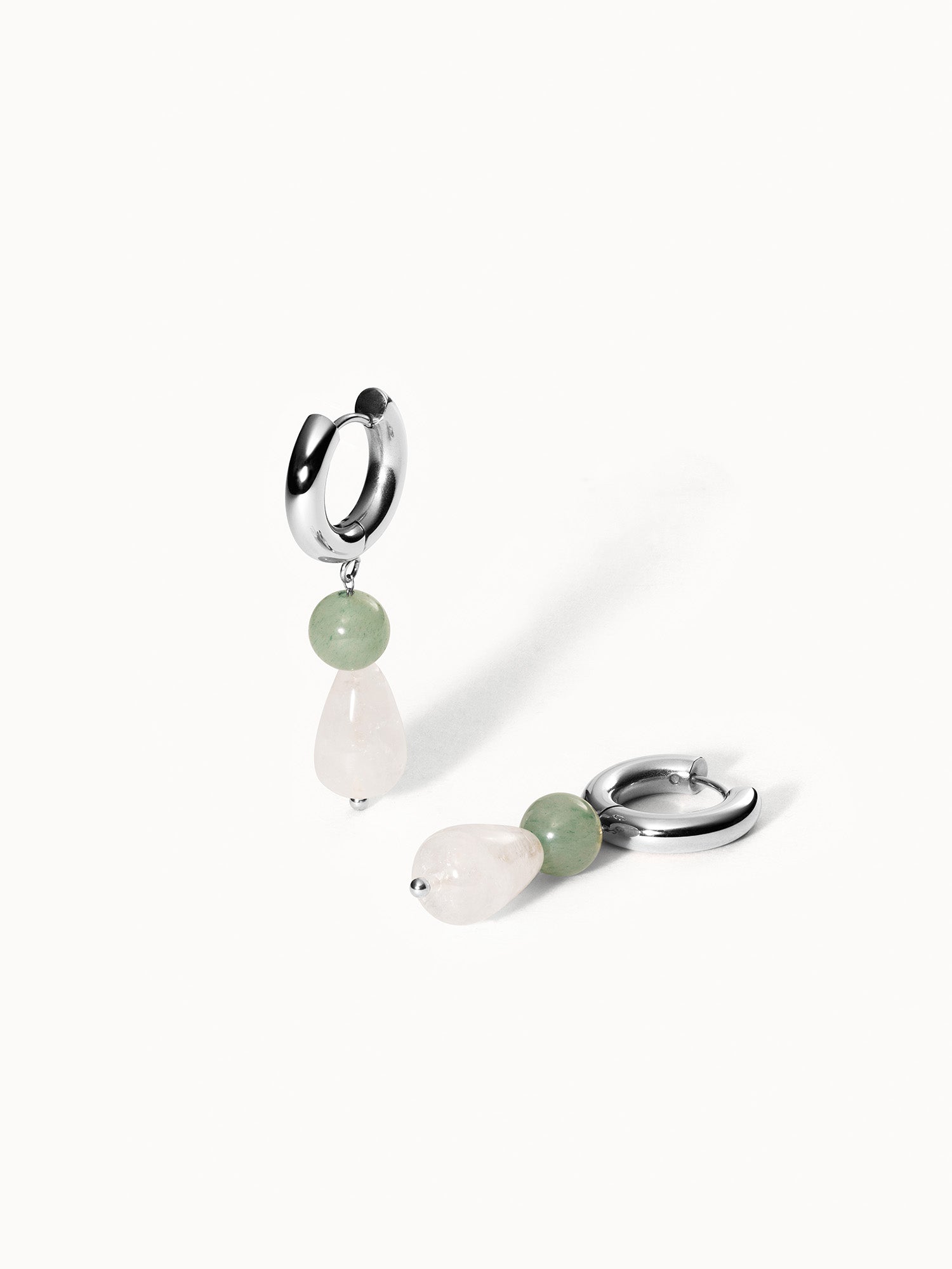 Clear Quartz Drop Earring