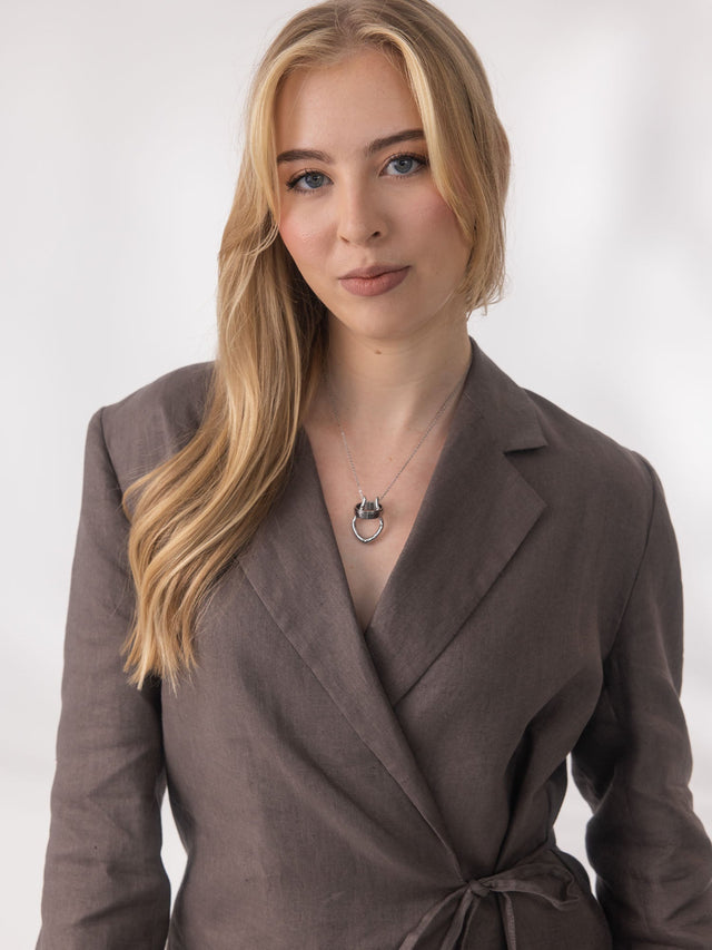 Ring-Halter Tropfen Kette