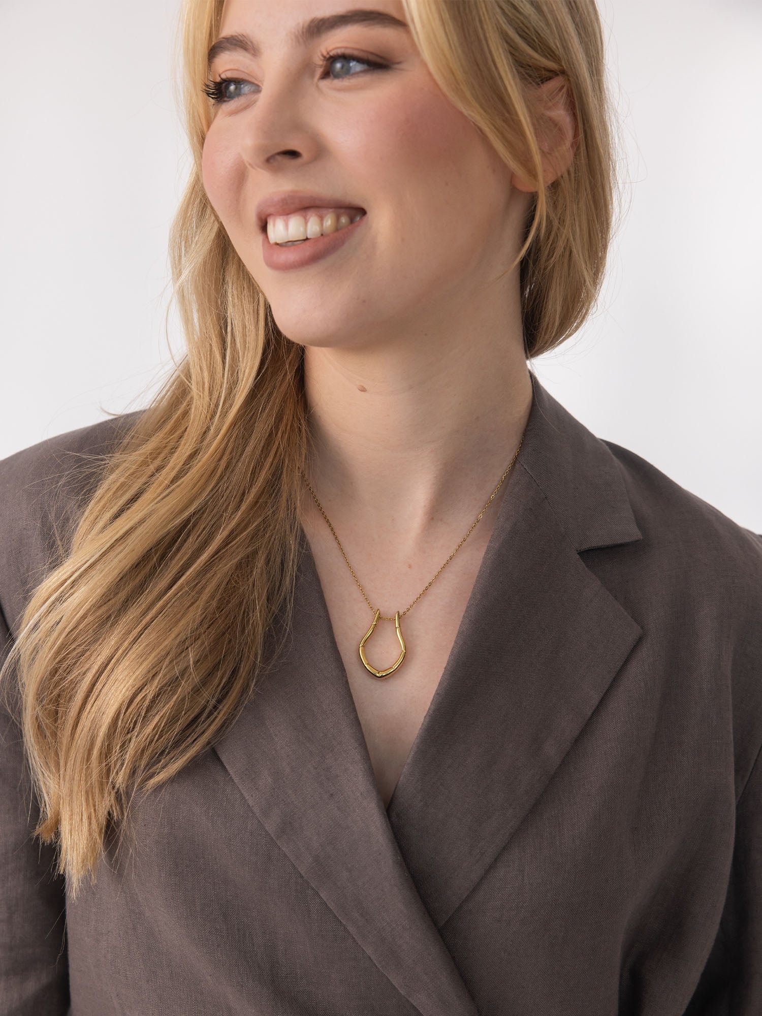 Ring-Halter Tropfen Kette