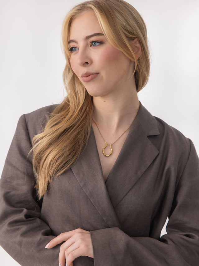 Ring-Halter Tropfen Kette