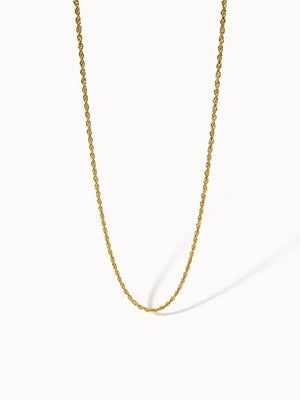 Feine Vintage Kette von PURELEI, gedrehte 14K Gold-Edelstahlkette, elegant und zeitlos, femininer Insel-Spirit.