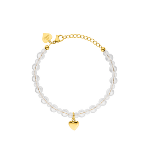 Bracelet White Heart