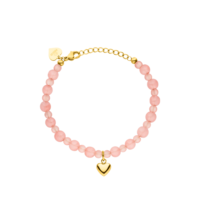 Peachy Heart Armband