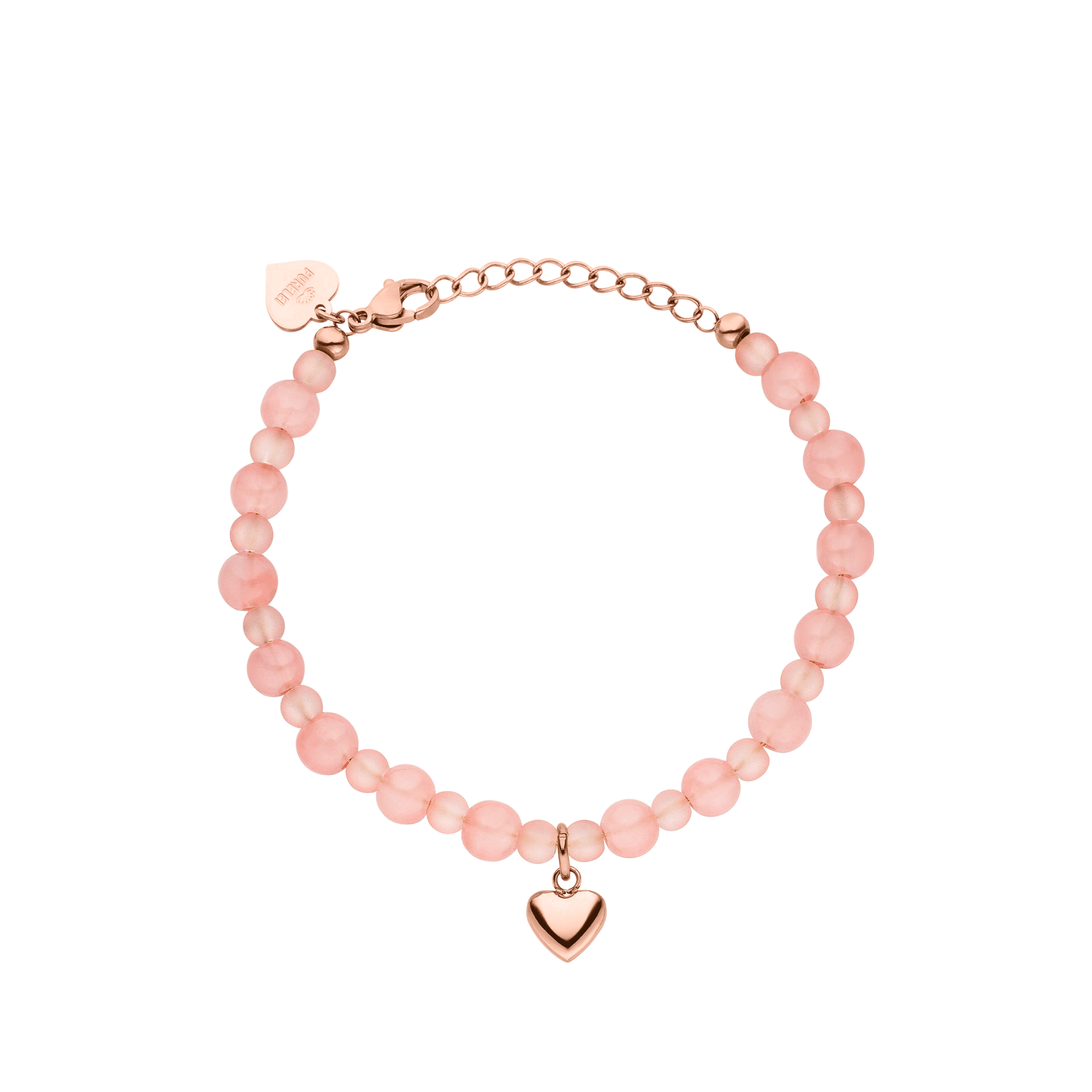 Peachy Heart Armband