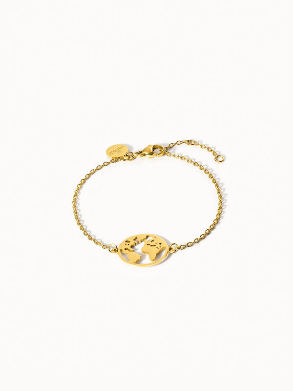 World Map Bracelet