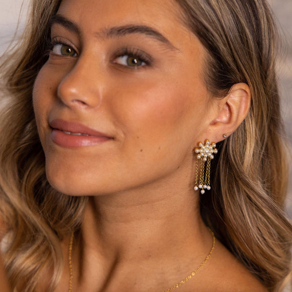 Boucles d'Oreilles Snowflake