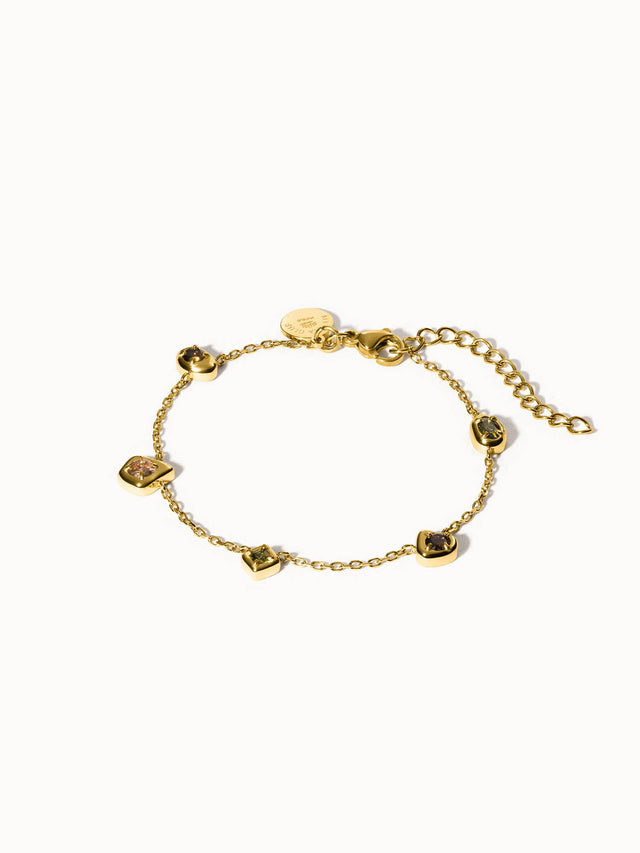 Gouden armband voelen