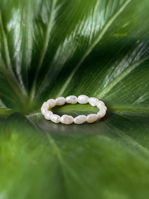 Ivory Anxiety Perle Bague