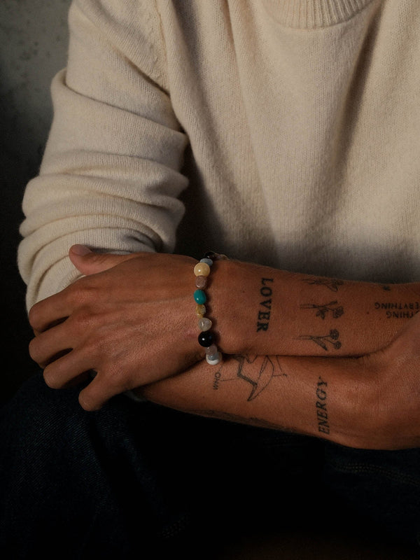 Bracelet de pierres précieuses de marée