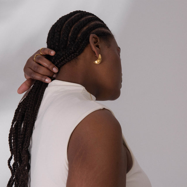 Big Matt Drop Earring