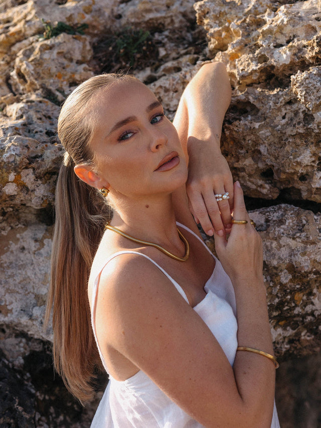 Graceful Pearl Ring