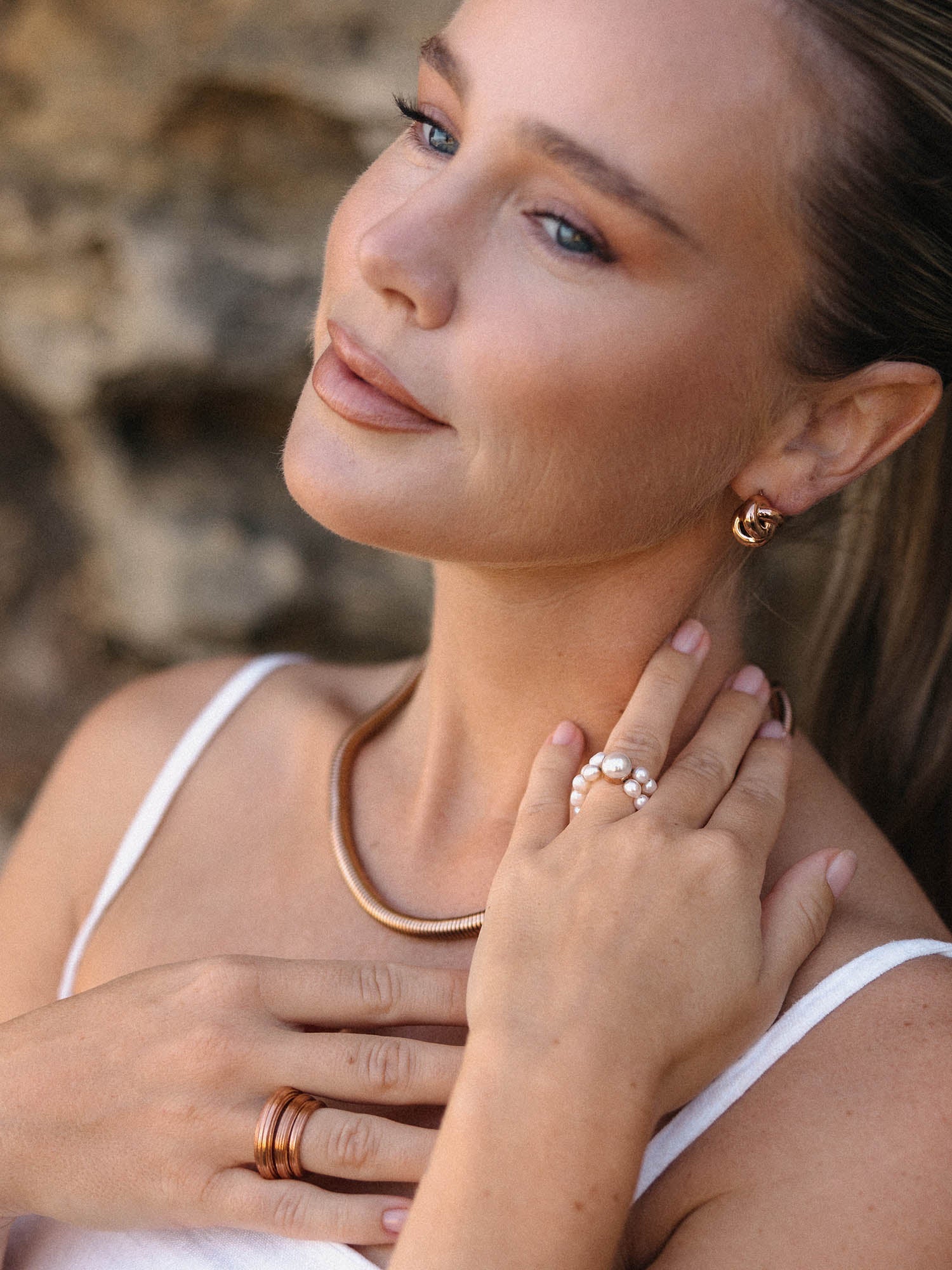 Graceful Pearl Ring