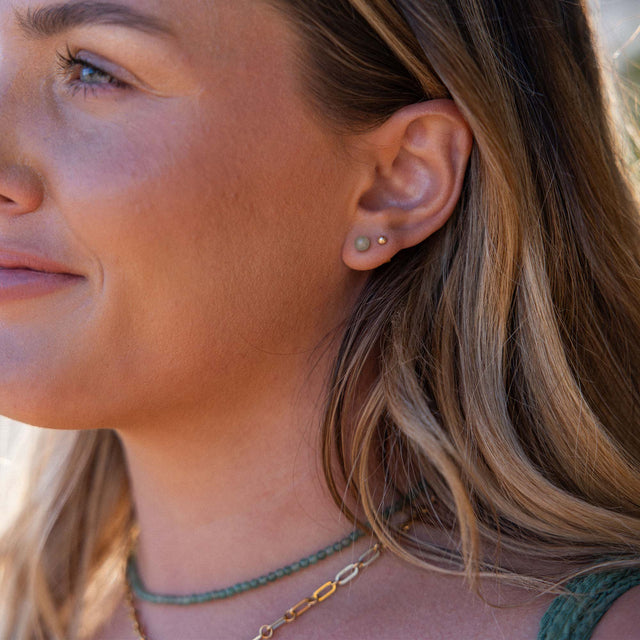 Boucles d'Oreilles Aventurine