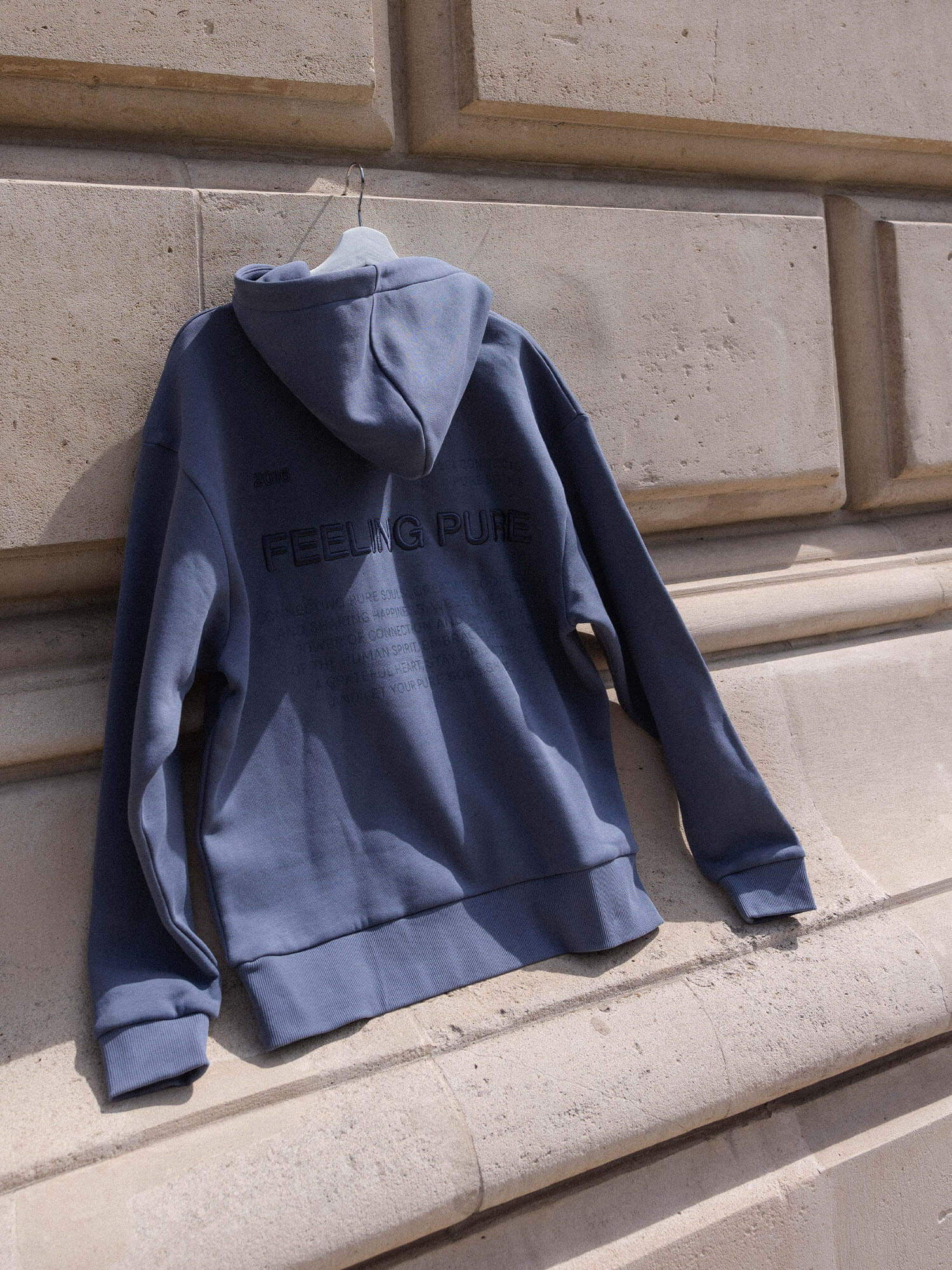 Feeling Pure Hoodie Dark Blue