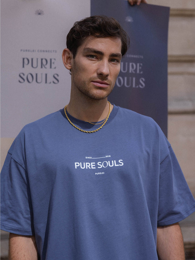 T-Shirt Pure Souls Bleu Foncé