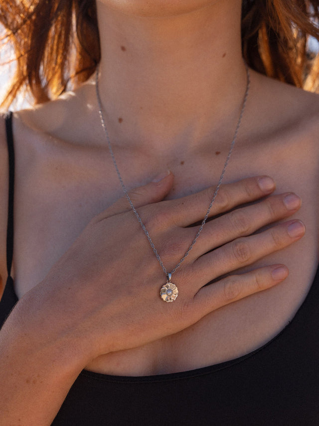 Birthday Flower Necklace
