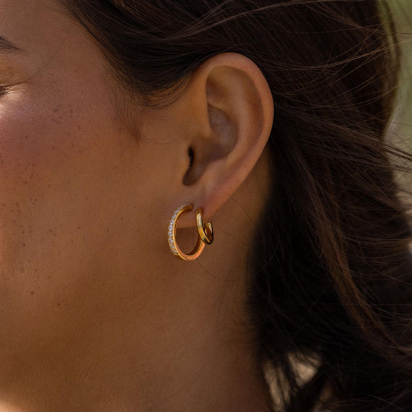Double Glitter Earring