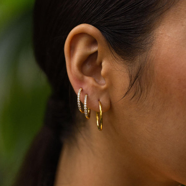 Lovely Glitter Earring Set