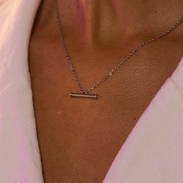 Glitter Toggle Necklace