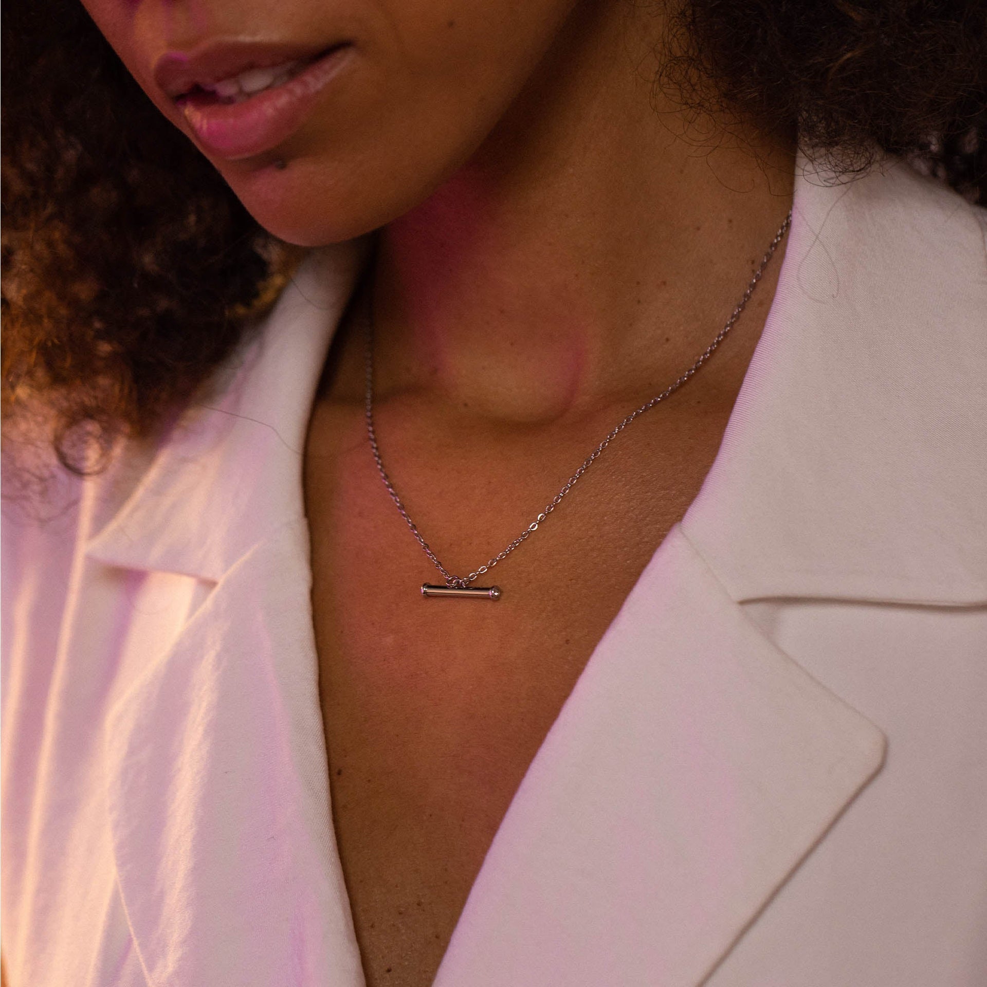 Glitter Toggle Necklace