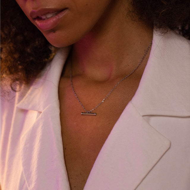 Glitter Toggle Necklace