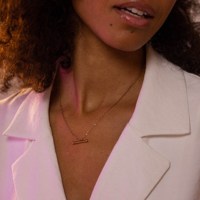 Glitter Toggle Necklace