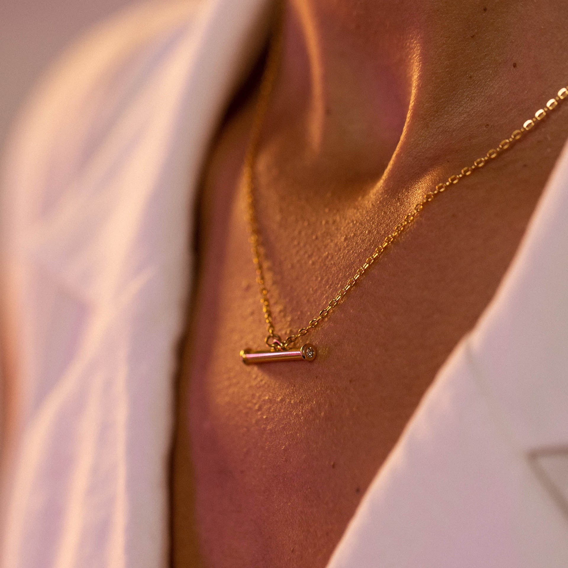 Glitter Toggle Necklace