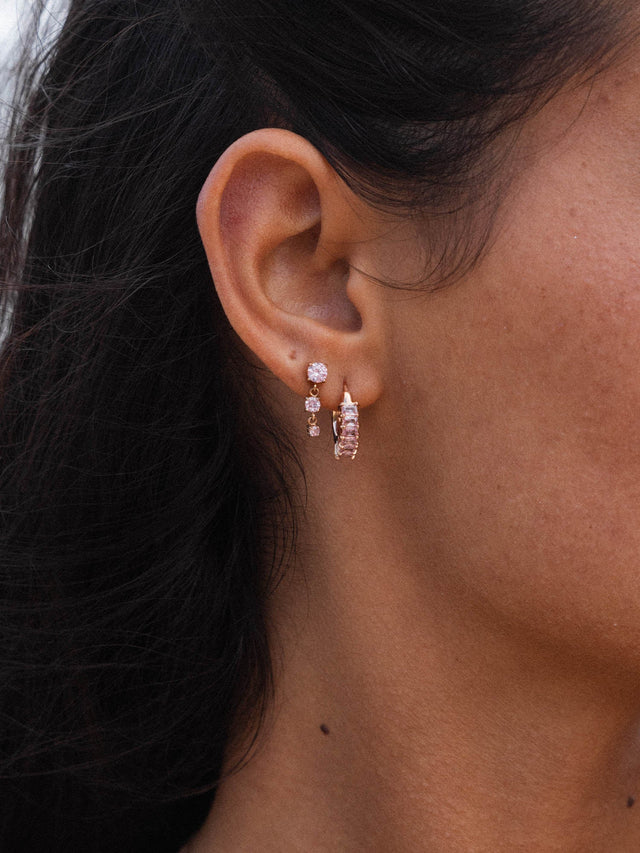 Pink Love Earring