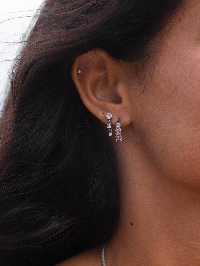 Pink Love Earring