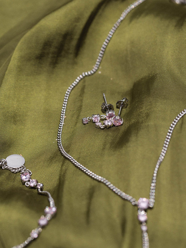 Pink Love Earring