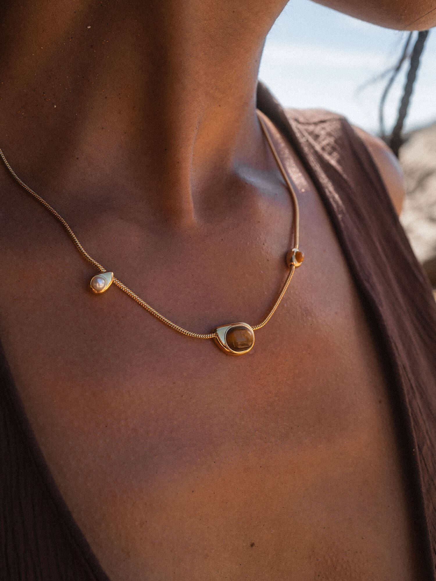 Golden Gaze Ketting