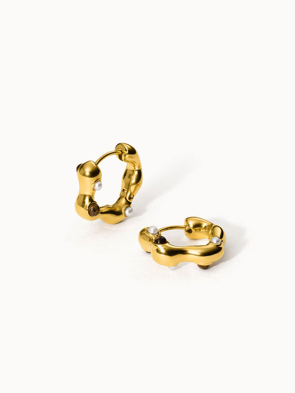 Golden Gaze Oorbellen