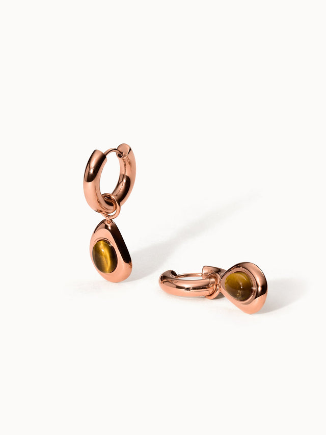 Tiger's Eye Oorbellen