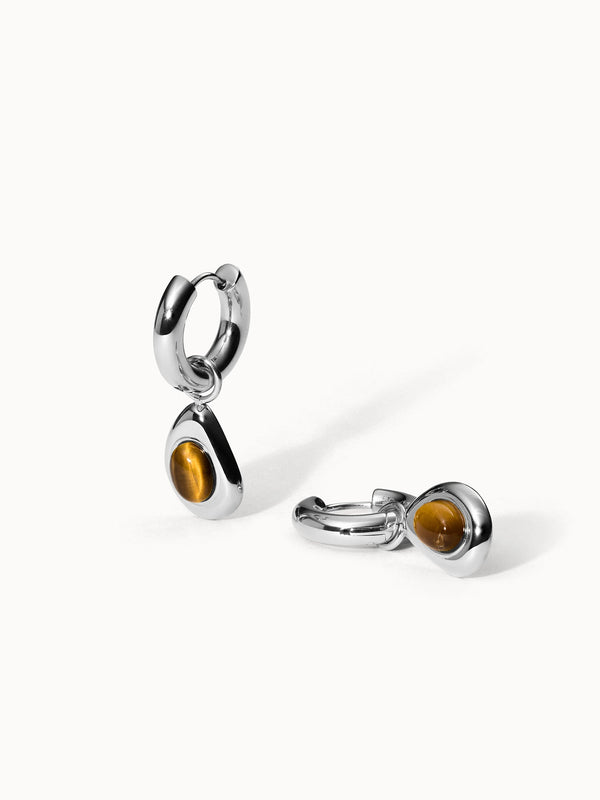 Tiger's Eye Oorbellen