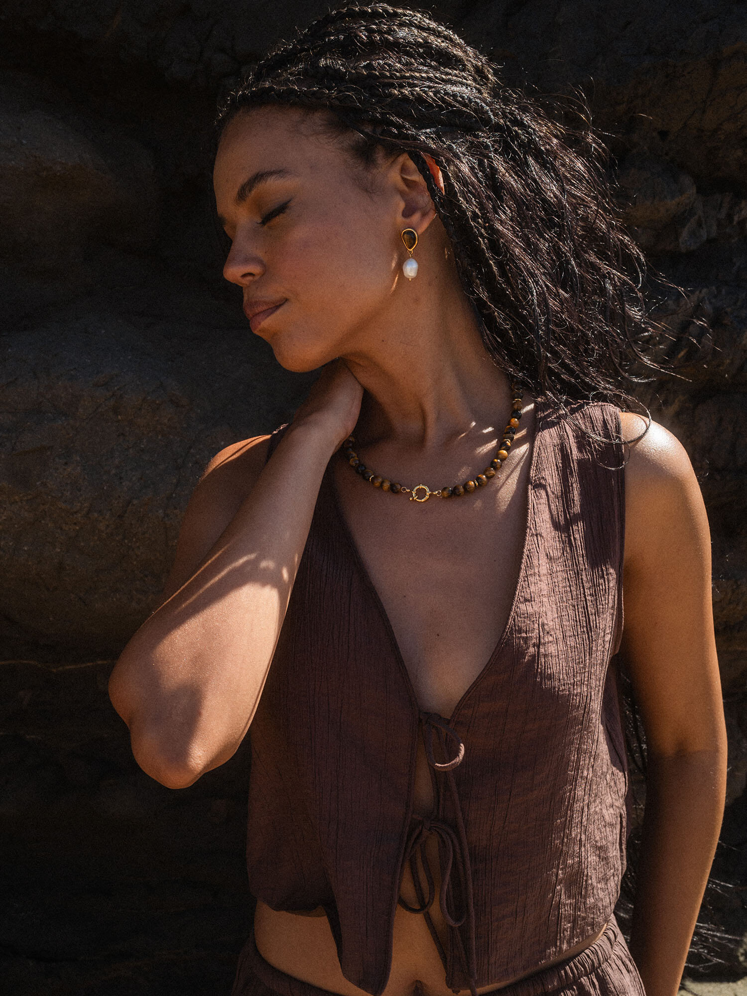 Tiger's Eye Bedelketting