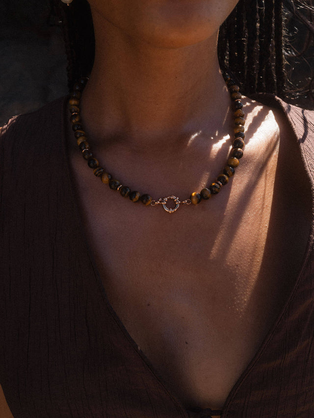 Tiger's Eye Bedelketting
