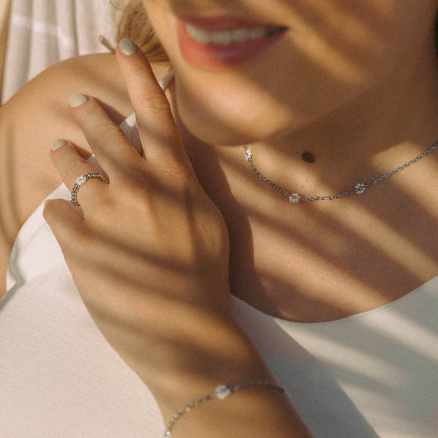 Linen Blossom Ring