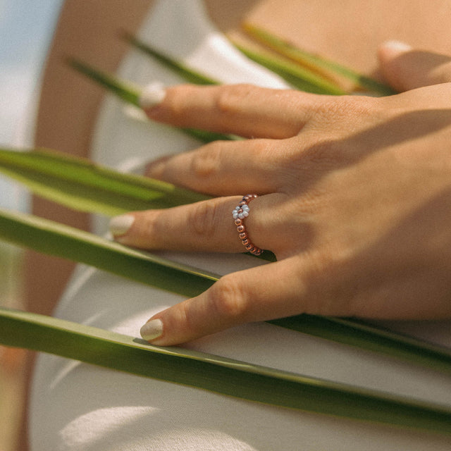 Linen Blossom Ring