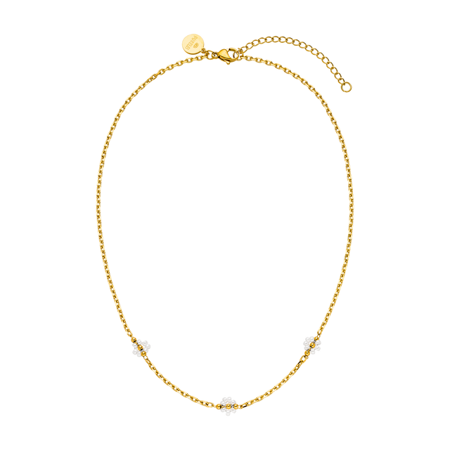 Linen Blossom Necklace
