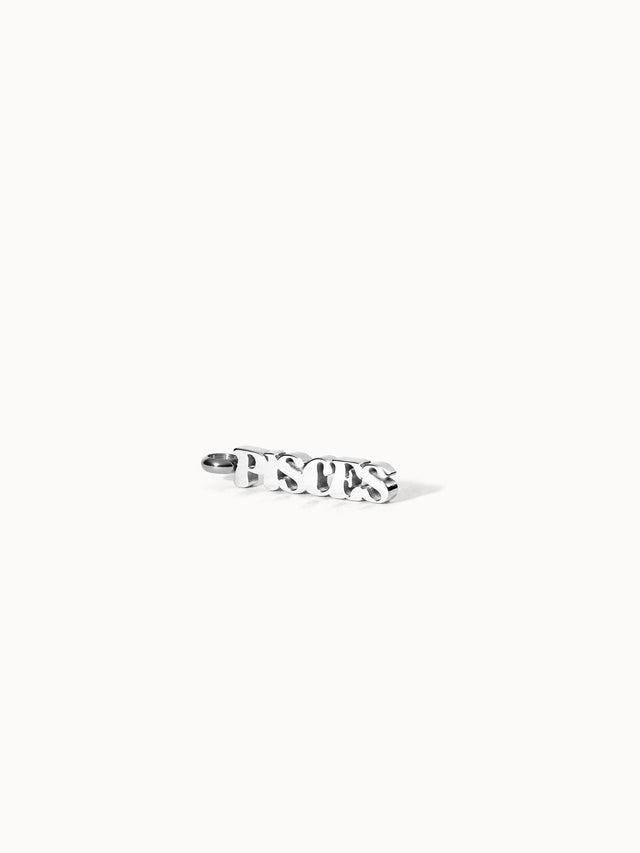 Pisces Letter Charm