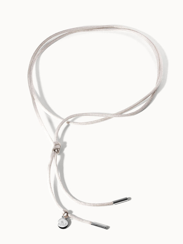 Gray Satin Ketting