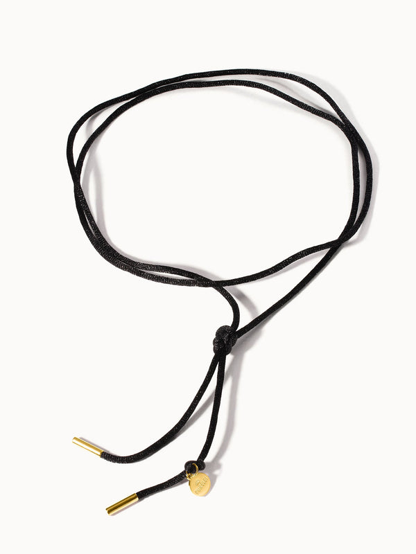 Black Satin Necklace